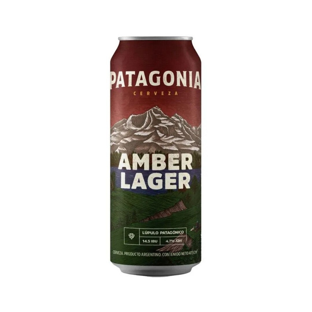 Cerveza Patagonia Amber Lata 473 ml