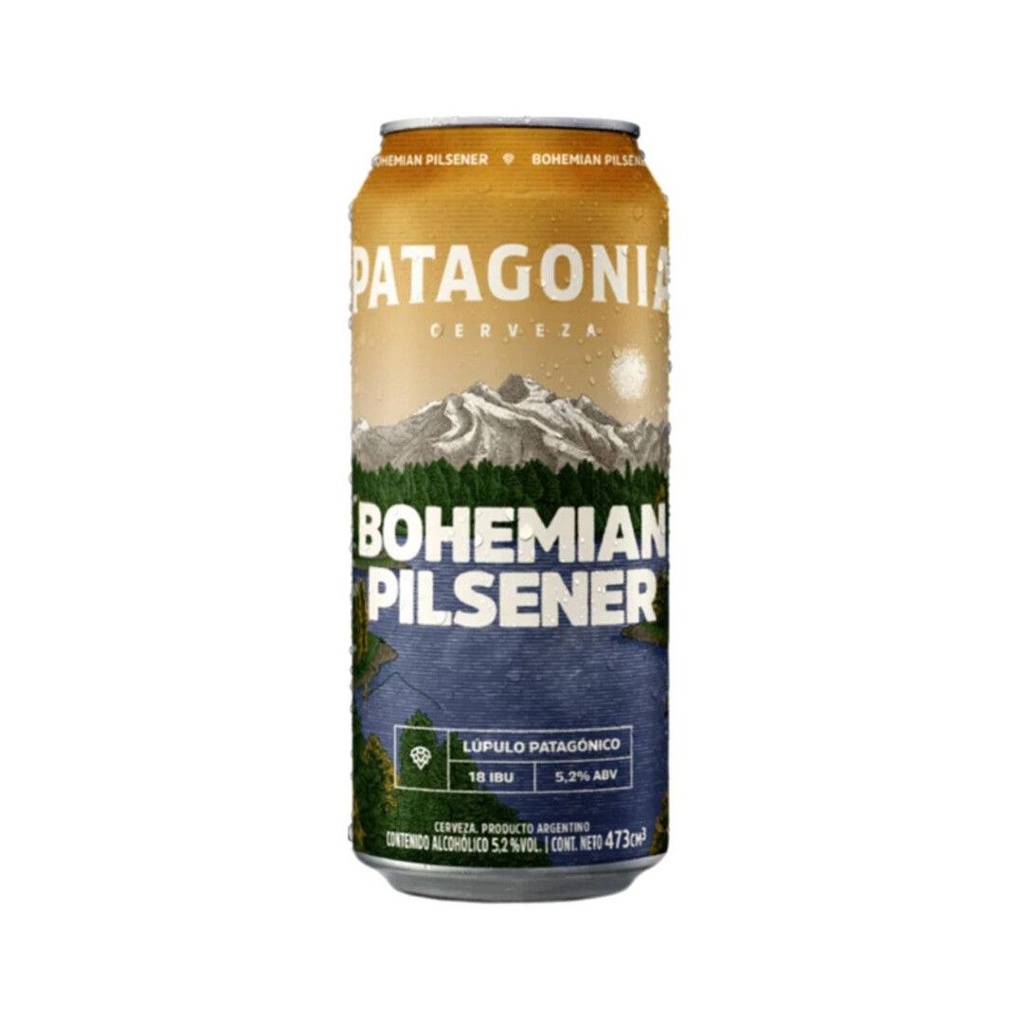 Cerveza Patagonia Bohemian Lata 473 ml