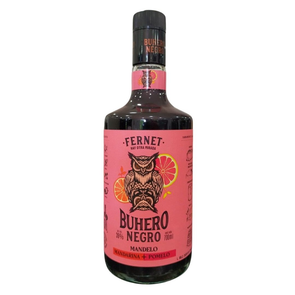 Fernet Buhero Negro Mandelo 700 ml