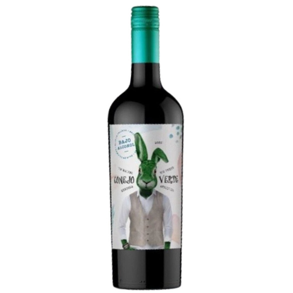 Conejo Verde Bajo en Alcohol Malbec 750 ml