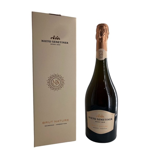 [EW-001029] Nieto Senetiner Espumante Brut Nature Estuche 750 ml