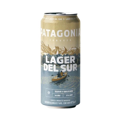 [EW-001094] Cerveza Patagonia Lager Del Sur Lata 473 ml