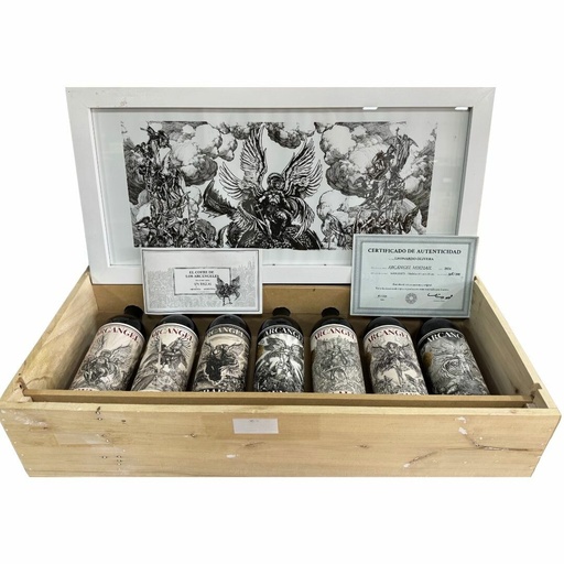 [EW-001365] Cofre Los Arcangeles Estuche 7 Botellas x 750 ml
