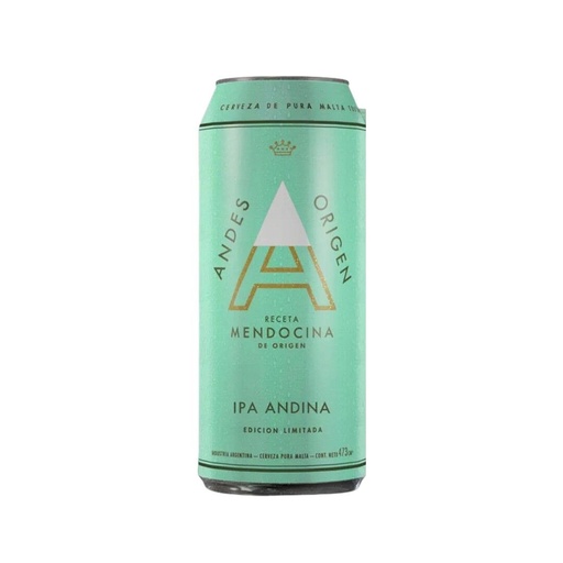 [EW-000036] Cerveza Andes IPA Lata 473 ml